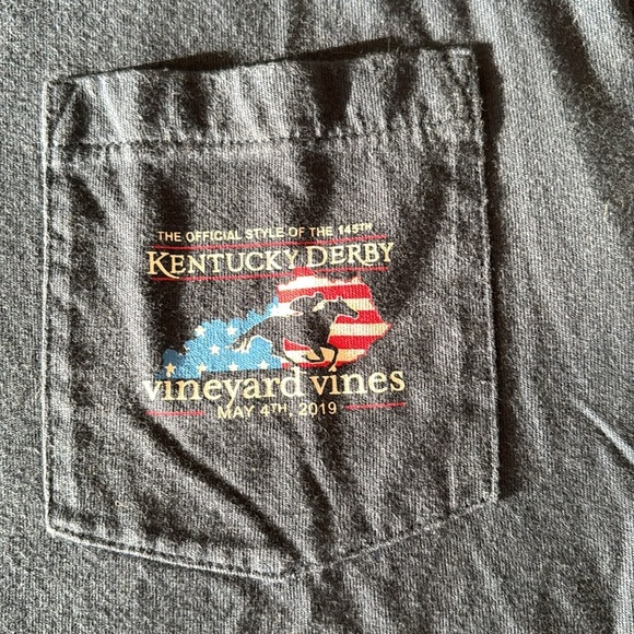Vineyard Vines 2019 Kentucky Derby Boys Navy T-Shirt Size 18 (xl) - Picture 3 of 5